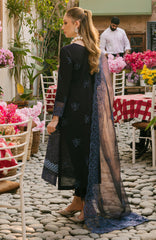 Mahrukh Luxury Lawn By Mahnur Lawn Suit Unstitched 3 Piece -MNMHR24L12- Summer Collection