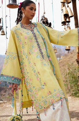 Meili By Zaha Unstitched Lawn Embroidered 3 Piece Suits -ZHMILXL-1A- Ruimei- Summer Collection