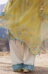 Meili By Zaha Unstitched Lawn Embroidered 3 Piece Suits -ZHMILXL-1A- Ruimei- Summer Collection