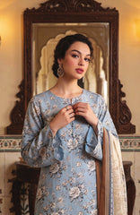 Salina Digital Printed Vol-3 by Regalia Textile Unstitched Linen Printed 3 Piece Suit- RGLSLNV3-01- Winter Collection