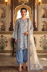 Salina Digital Printed Vol-3 by Regalia Textile Unstitched Linen Printed 3 Piece Suit- RGLSLNV3-01- Winter Collection