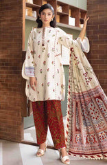 M Basic Elaheh Vol-II By Maria B Unstitched Lawn  Printed  3 Piece Suit - MBSCELPL01 - Summer Collection
