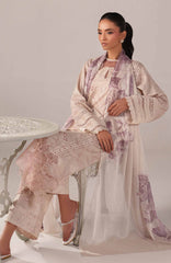 Spring Summer By Iznik Unstitched Lawn Embroidered 3 Piece Suit - IZNSSL-01 -  Summer Collection