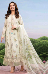 Mbasic by Maria B Unstitched Lawn Embroidered 3 Piece Suit Vol-2 - MBSCLV2-2A -  Summer Collection