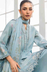 Mbasic by Maria B Unstitched Lawn Embroidered 3 Piece Suit Vol-2 - MBSCLV2-2B -  Summer Collection