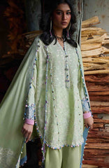 Meili By Zaha Unstitched Lawn Embroidered 3 Piece Suits -ZHMILXL-2A- Ruya- Summer Collection