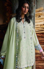 Meili By Zaha Unstitched Lawn Embroidered 3 Piece Suits -ZHMILXL-2A- Ruya- Summer Collection