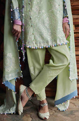Meili By Zaha Unstitched Lawn Embroidered 3 Piece Suits -ZHMILXL-2A- Ruya- Summer Collection