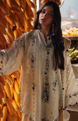 Meili By Zaha Unstitched Lawn Embroidered 3 Piece Suits -ZHMILXL-2B- Ruya- Summer Collection