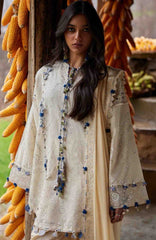 Meili By Zaha Unstitched Lawn Embroidered 3 Piece Suits -ZHMILXL-2B- Ruya- Summer Collection