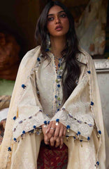 Meili By Zaha Unstitched Lawn Embroidered 3 Piece Suits -ZHMILXL-2B- Ruya- Summer Collection