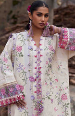 Meili By Zaha Unstitched Lawn Embroidered 3 Piece Suits -ZHMILXL-3A- Hua Yun- Summer Collection