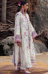 Meili By Zaha Unstitched Lawn Embroidered 3 Piece Suits -ZHMILXL-3A- Hua Yun- Summer Collection