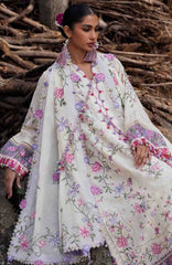 Meili By Zaha Unstitched Lawn Embroidered 3 Piece Suits -ZHMILXL-3A- Hua Yun- Summer Collection