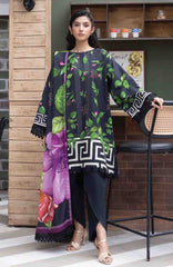 M Basic Elaheh Vol-II By Maria B Unstitched Lawn  Printed  3 Piece Suit - MBSCELPL03 - Summer Collection