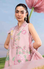 Mbasic by Maria B Unstitched Lawn Embroidered 3 Piece Suit Vol-2 - MBSCLV2-4A -  Summer Collection