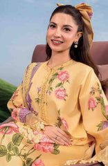 Mbasic by Maria B Unstitched Lawn Embroidered 3 Piece Suit Vol-2 - MBSCLV2-4B -  Summer Collection
