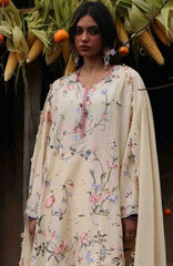 Meili By Zaha Unstitched Lawn Embroidered 3 Piece Suits -ZHMILXL-4B- Jiayin- Summer Collection