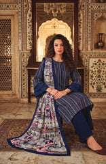 Salina Digital Printed Vol-3 by Regalia Textile Unstitched Linen Printed 3 Piece Suit- RGLSLNV3-05- Winter Collection