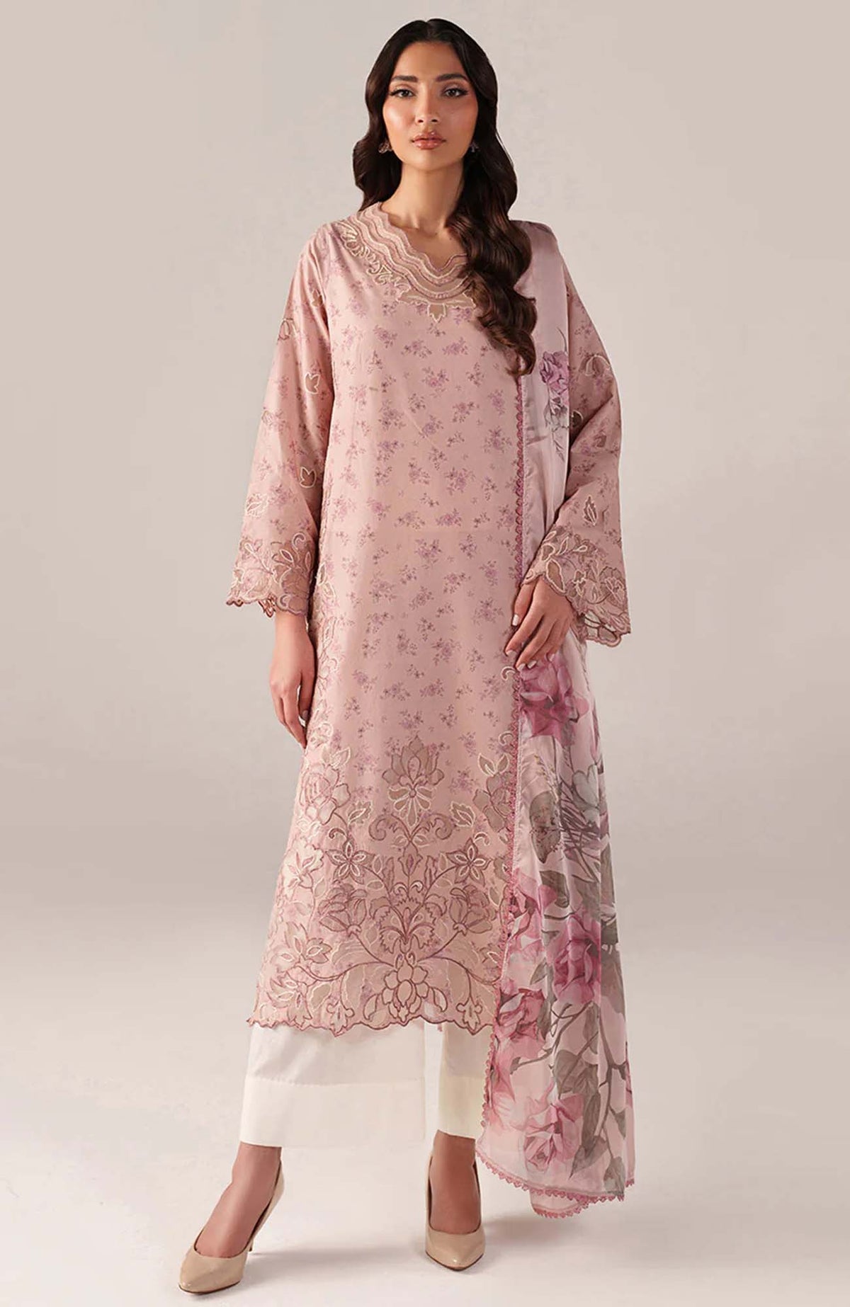 Spring Summer By Iznik Unstitched Lawn Embroidered 3 Piece Suit - IZNSSL-05 -  Summer Collection