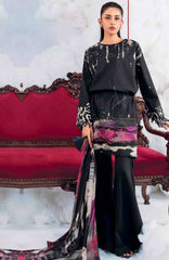 Mbasic by Maria B Unstitched Lawn Embroidered 3 Piece Suit Vol-2 - MBSCLV2-6A -  Summer Collection