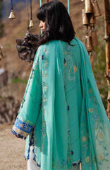 Meili By Zaha Unstitched Lawn Embroidered 3 Piece Suits -ZHMILXL-6A- Bi Yun- Summer Collection