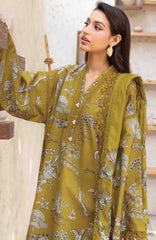 M Basic Elaheh Vol-II By Maria B Unstitched Lawn  Printed  3 Piece Suit - MBSCELPL06 - Summer Collection