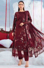 Mbasic by Maria B Unstitched Lawn Embroidered 3 Piece Suit Vol-2 - MBSCLV2-7A -  Summer Collection