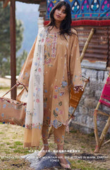 Meili By Zaha Unstitched Lawn Embroidered 3 Piece Suits -ZHMILXL-7A- Mi Se- Summer Collection