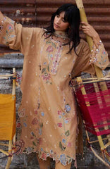 Meili By Zaha Unstitched Lawn Embroidered 3 Piece Suits -ZHMILXL-7A- Mi Se- Summer Collection