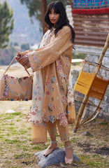 Meili By Zaha Unstitched Lawn Embroidered 3 Piece Suits -ZHMILXL-7A- Mi Se- Summer Collection