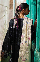 Meili By Zaha Unstitched Lawn Embroidered 3 Piece Suits -ZHMILXL-7B- Mi Se- Summer Collection