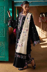Meili By Zaha Unstitched Lawn Embroidered 3 Piece Suits -ZHMILXL-7B- Mi Se- Summer Collection