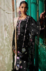Meili By Zaha Unstitched Lawn Embroidered 3 Piece Suits -ZHMILXL-7B- Mi Se- Summer Collection