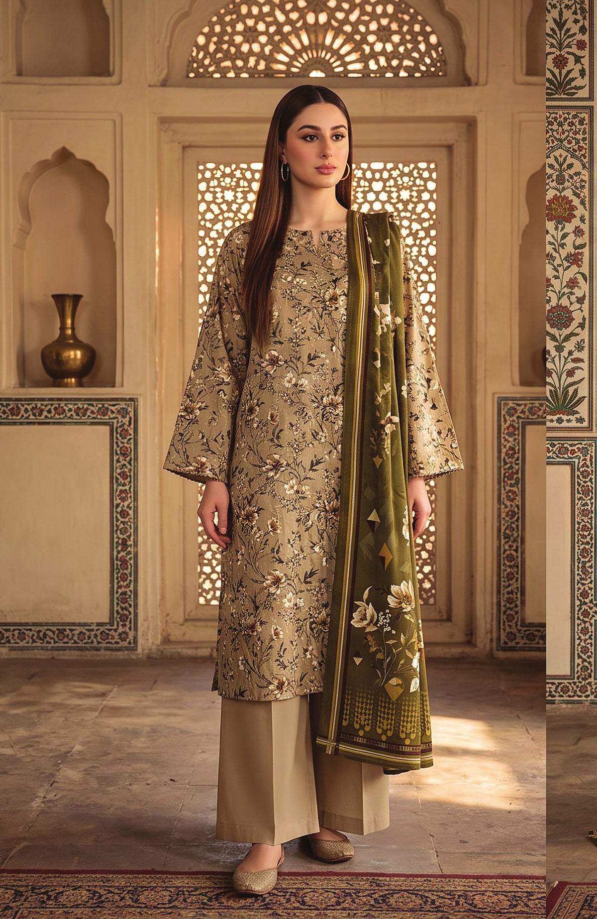 Salina Digital Printed Vol-3 by Regalia Textile Unstitched Linen Printed 3 Piece Suit- RGLSLNV3-07- Winter Collection