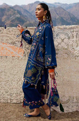 Meili By Zaha Unstitched Lawn Embroidered 3 Piece Suits -ZHMILXL-8A- Cai Feng- Summer Collection