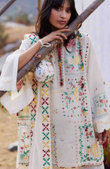 Meili By Zaha Unstitched Lawn Embroidered 3 Piece Suits -ZHMILXL-8B- Cai Feng- Summer Collection