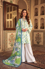 Salina Digital Printed Vol-3 by Regalia Textile Unstitched Linen Printed 3 Piece Suit- RGLSLNV3-08- Winter Collection