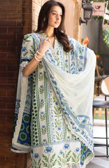 M Basic Elaheh Vol-II By Maria B Unstitched Lawn  Printed  3 Piece Suit - MBSCELPL08 - Summer Collection