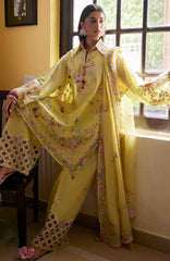 Wild Flower By Zaha Unstitched Lawn Embroidered 3 Piece Suits -ZHWLFLW-08- QUEEN OF THE ANDES  - Summer Collection