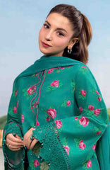 Mbasic by Maria B Unstitched Lawn Embroidered 3 Piece Suit Vol-2 - MBSCLV2-9A -  Summer Collection