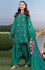 Mbasic by Maria B Unstitched Lawn Embroidered 3 Piece Suit Vol-2 - MBSCLV2-9A -  Summer Collection