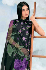 Mbasic by Maria B Unstitched Lawn Embroidered 3 Piece Suit Vol-2 - MBSCLV2-9B -  Summer Collection