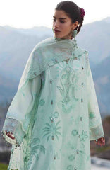 Meili By Zaha Unstitched Lawn Embroidered 3 Piece Suits -ZHMILXL-9A- Fen Yun- Summer Collection