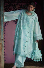 Meili By Zaha Unstitched Lawn Embroidered 3 Piece Suits -ZHMILXL-9A- Fen Yun- Summer Collection