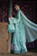 Meili By Zaha Unstitched Lawn Embroidered 3 Piece Suits -ZHMILXL-9A- Fen Yun- Summer Collection