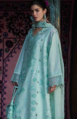 Meili By Zaha Unstitched Lawn Embroidered 3 Piece Suits -ZHMILXL-9A- Fen Yun- Summer Collection