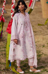 Meili By Zaha Unstitched Lawn Embroidered 3 Piece Suits -ZHMILXL-9B- Fen Yun- Summer Collection