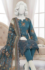 LUCHI  By Justuju Unstitched Embroidered Cambric 3 Piece Suit - JTJLCHI-01- Winter Collection