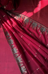 Meerub Premium V3 By AB Textiles Unstitched Embroidered Chiffion 3 Piece - ABMRBEPV3-01- Fomal Collection
